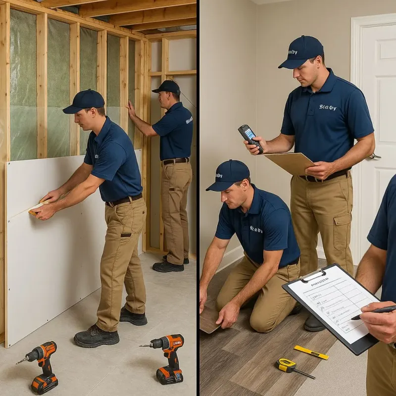 Repairs and Reconstruction process in Skowhegan, ME